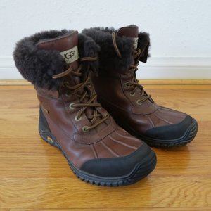 UGG Vibram Sole Brown Hiking Snow Boots Size 8, 8.5, 9